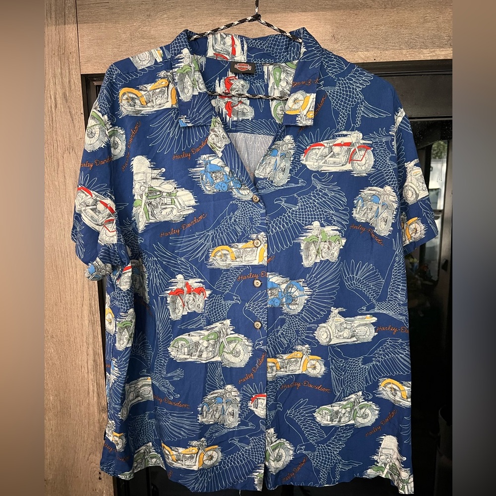 Harley‎ Davidson Button Down Shirt - image 1